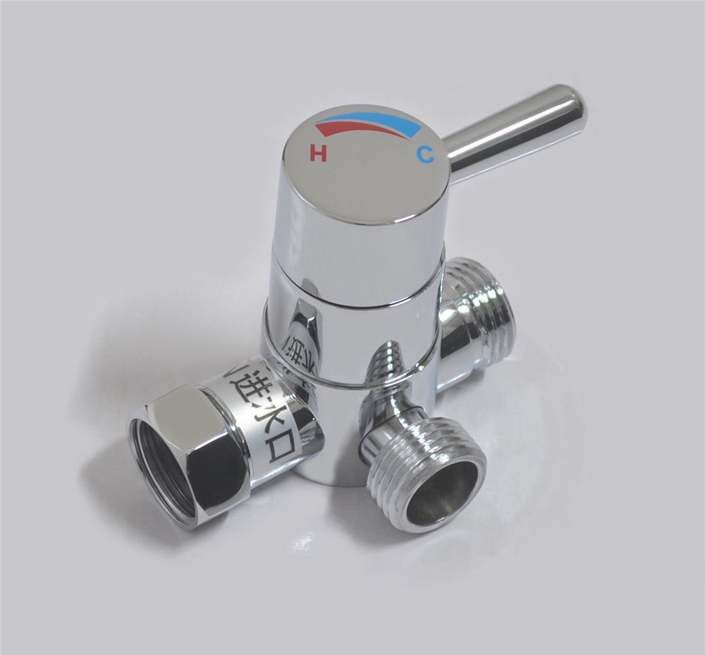 Bathroom Automatic Sensor Touchless Faucet Hot & Cold Water Temperature Control