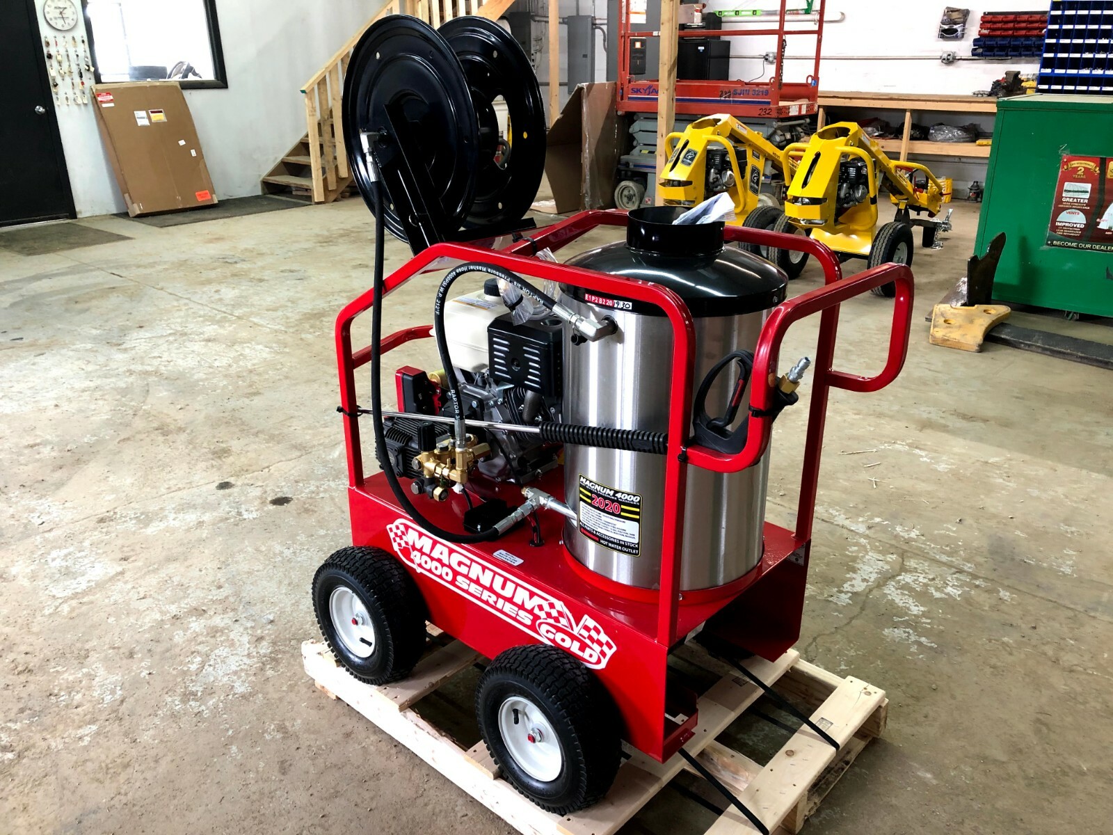 NEW- 2022 Easy-Kleen Magnum 4000 Series Hot Water Pressure Washer Burner Diesel