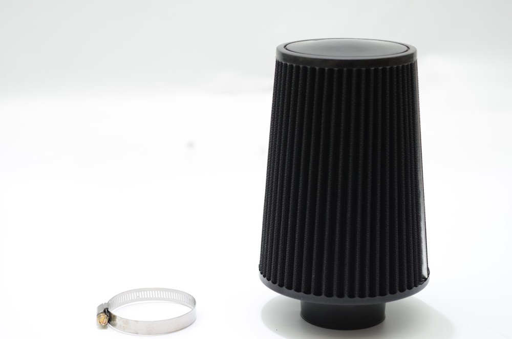 1320 Performance 4 inch Universal air filter cone reusable Tall version Black