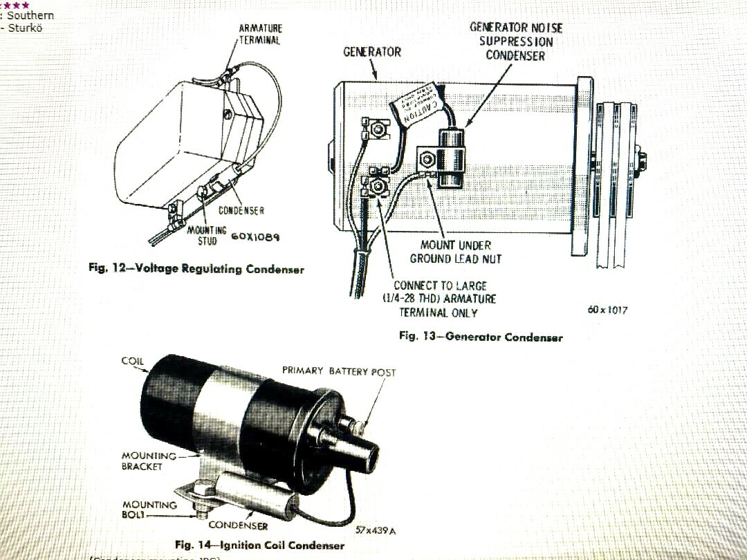 RADIO NOISE CONDENSER CAPACITOR UNIVERSAL / ALTERNATOR IGNITION INTERFERENCE