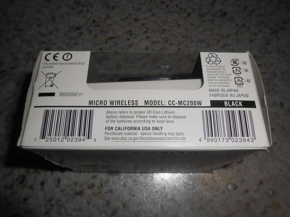 CAT EYE CC-MC200W Cycle Computer MICRO WIRELESS Black NEW