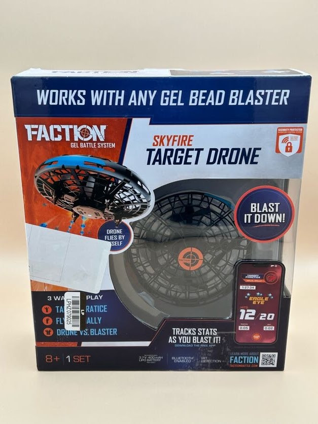 Faction Gel Battle System Skyfire Target Drone, Blast It Down!  ~ Brand New