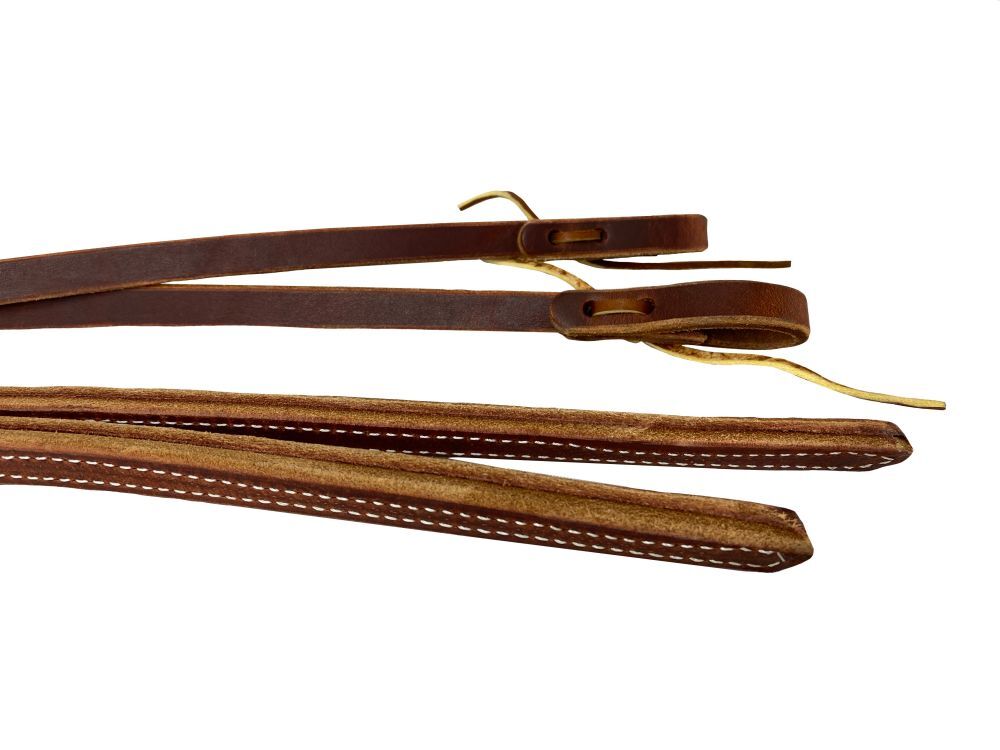1/2" Harness Leather Weighted Split Reins