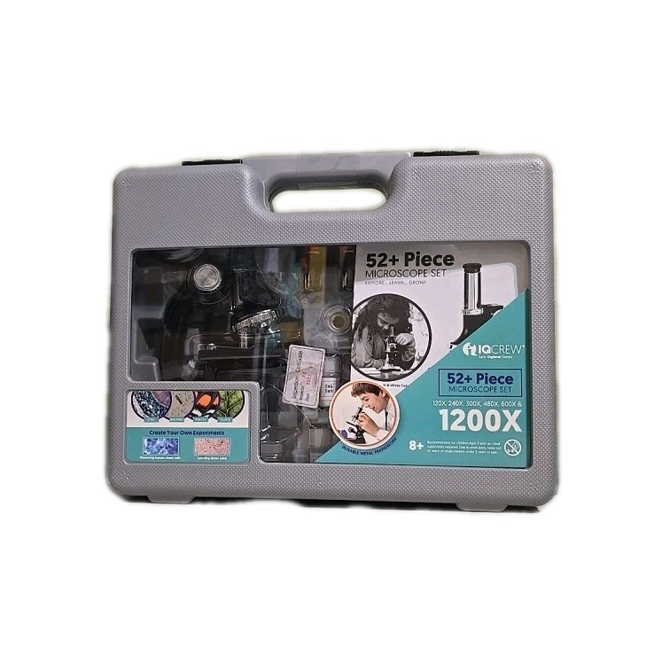 IQ Crew Early Explorer Series 52-Piece Microscope Set