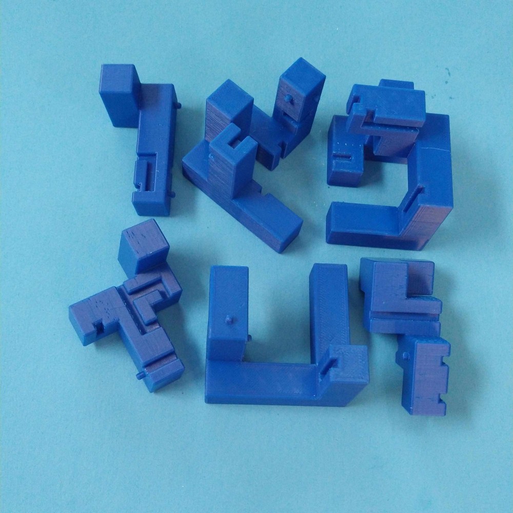 Proteus - Interlocking Assembly Maze Cube Puzzle