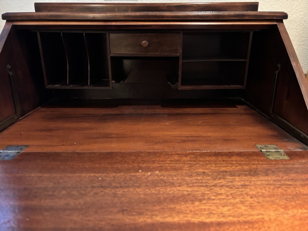 Antique Cherry Queen Anne Desk