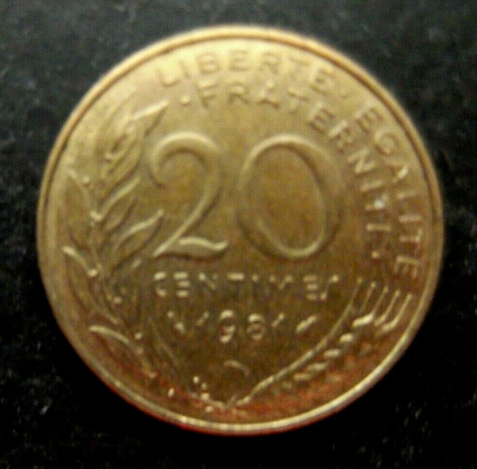 France-1981-20c Coin-Circulated
