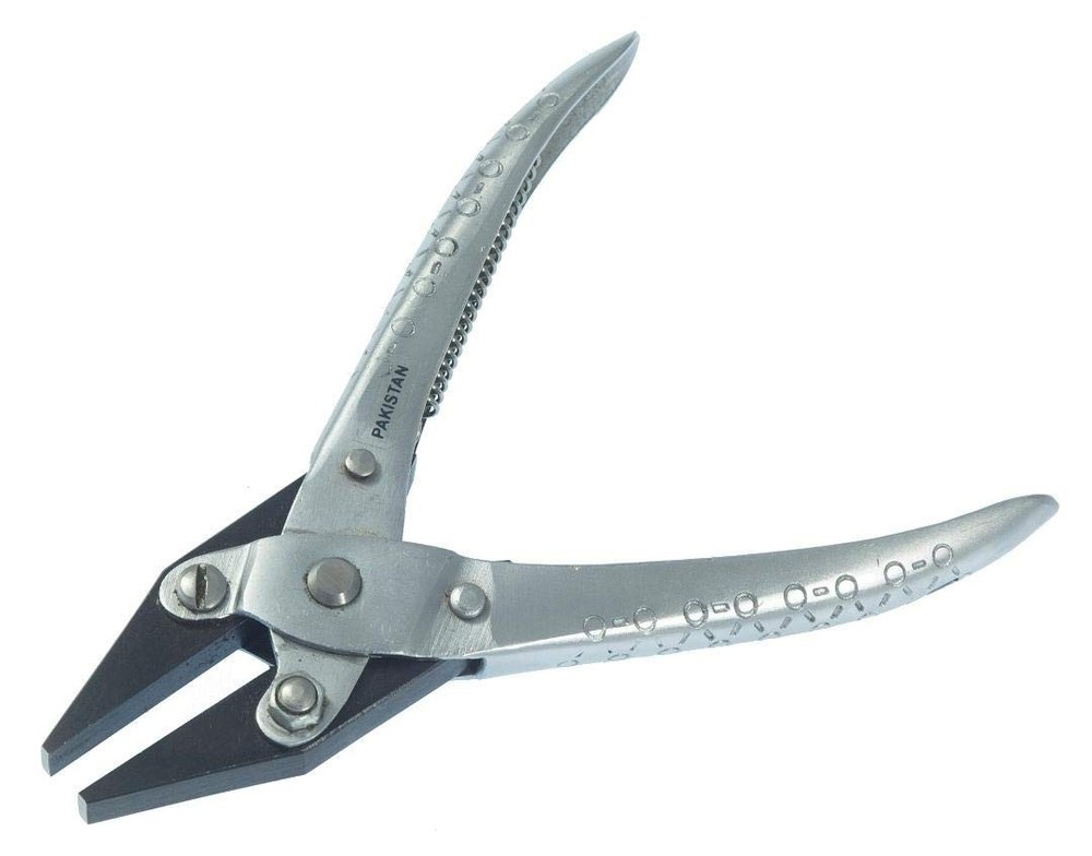 Smooth Flat-Nose Jaw Parallel Pliers