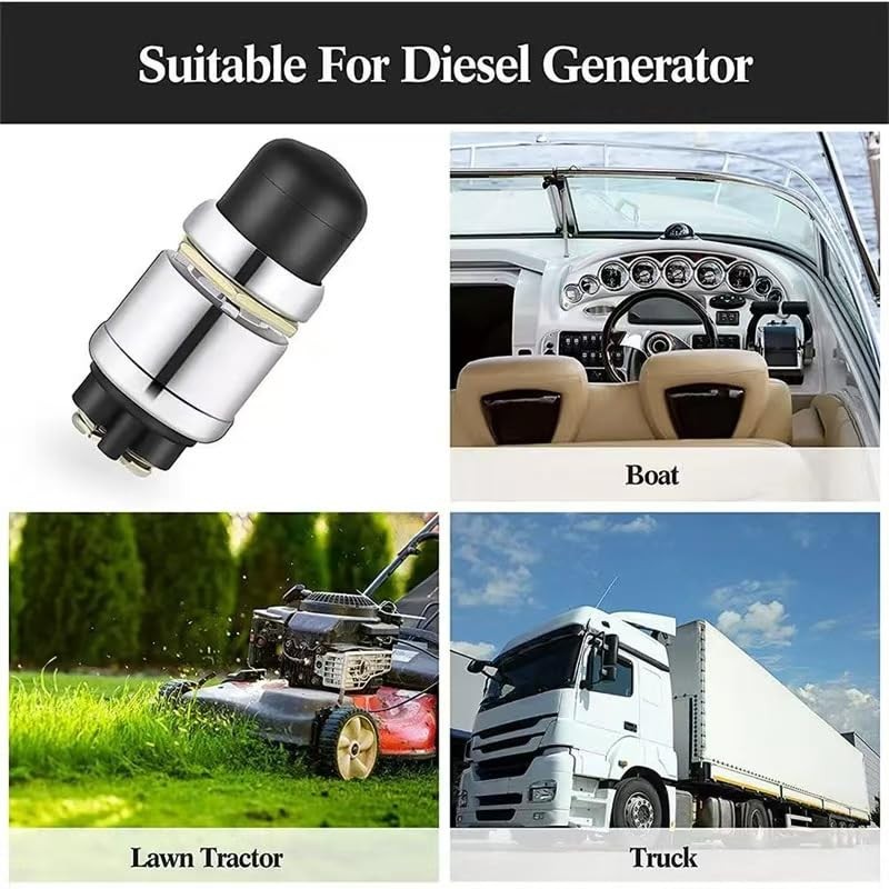 2pcs Engine Start Push Button Momentary 12v and 24v Waterproof Switch Push to