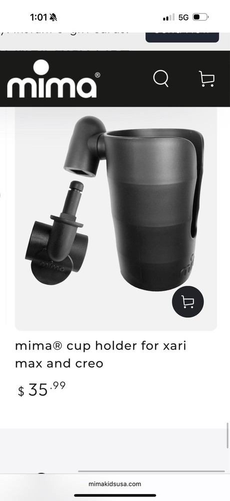 Mima Xari Gold Stroller
