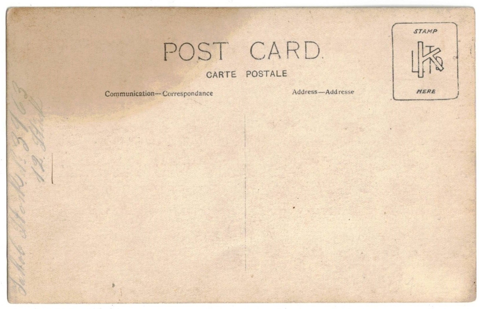 WWI Germany army soldier allied POW camp detail photo postcard RPPC