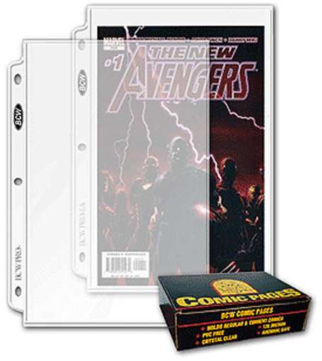 10 BCW Comic Book Binder Pages