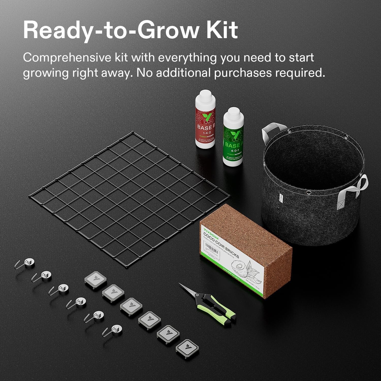 VIVOSUN VGrow All-in-One Smart Grow Box Complete Grow Tent Kit for Hydroponics