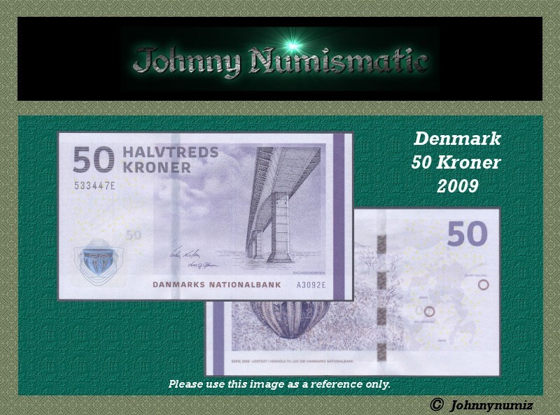 Denmark 50 Kroner 2009 UNC