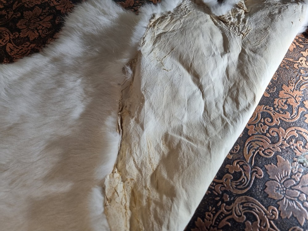 Rabbit Pelt - White