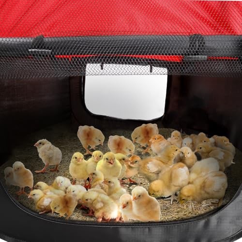 Brooder Box for Chicks - Chicken Brooder Kit with Dual Doors Playpen Only