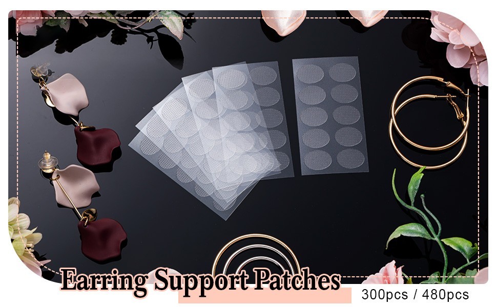 Miracle Ear Lobe Support Patches, 60 Count