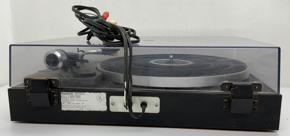 Panasonic MCS Series Matched Component System Servo/Belt Drive Turntable READ