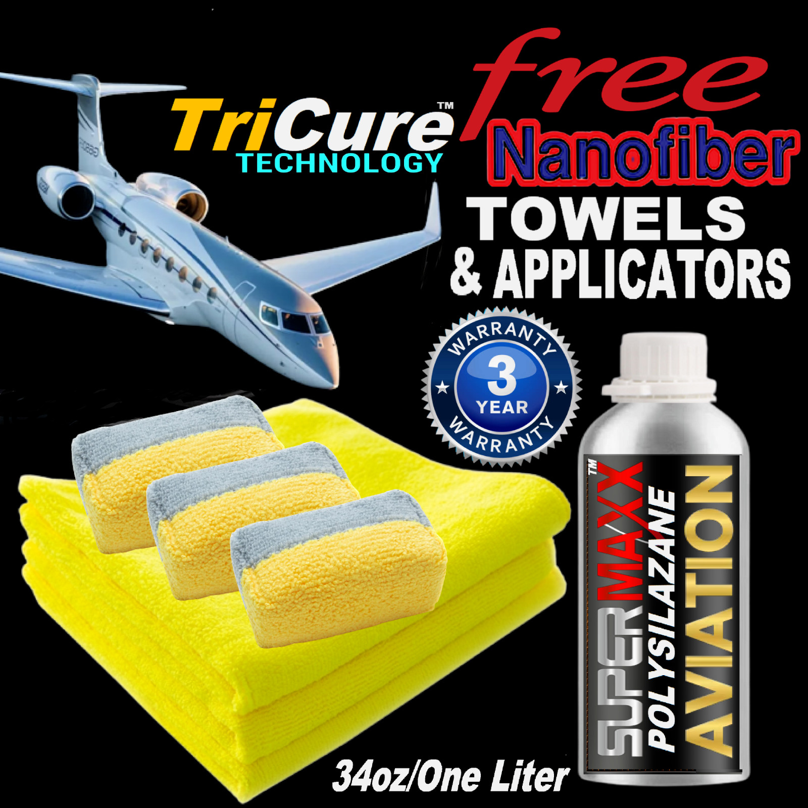 AIRCRAFT COATING ADVANCED PROTECTION AVIATION CERAMIC COATING TRICURE TECHNOLOGY