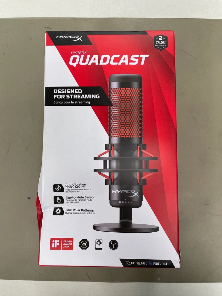 HyperX QuadCast - USB Condenser Gaming Microphone for PC 2
