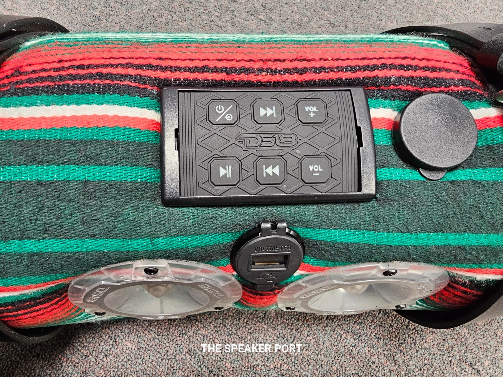 6" Bedroll - DS18 Marine Speakers, 2/2 Horn Tweeters, 1800W 4ch Amp, Bluetooth