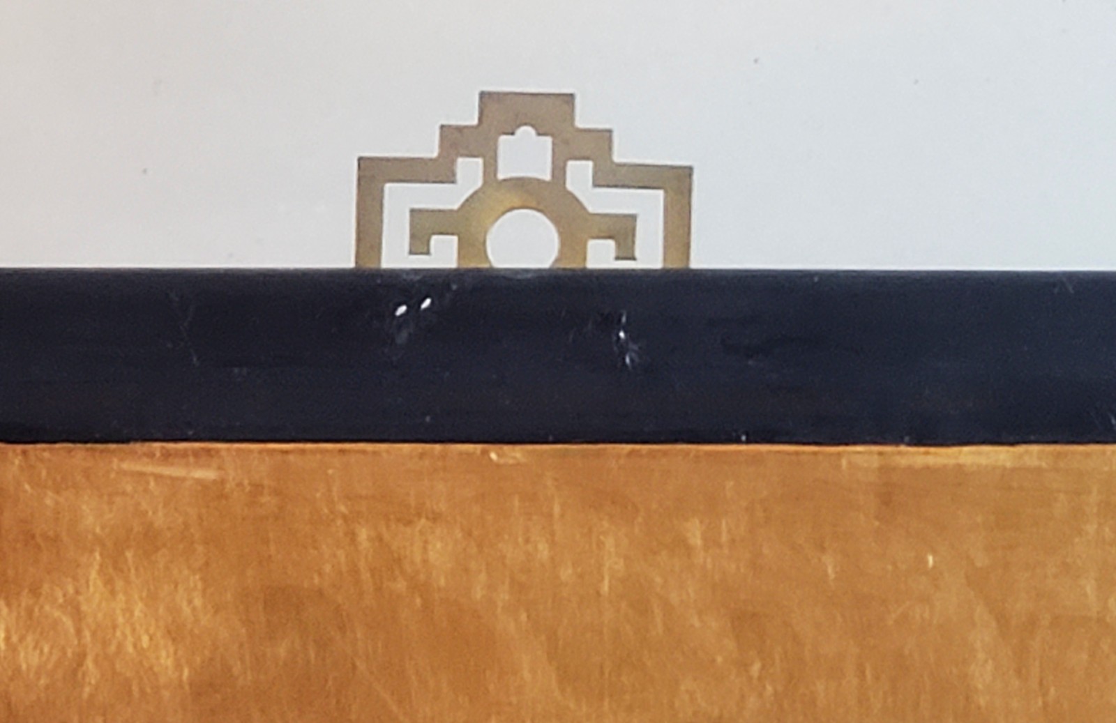 Gold Lacquered Chinese Screen 1960s Excellent Lotus Cranes Doves Flowers !