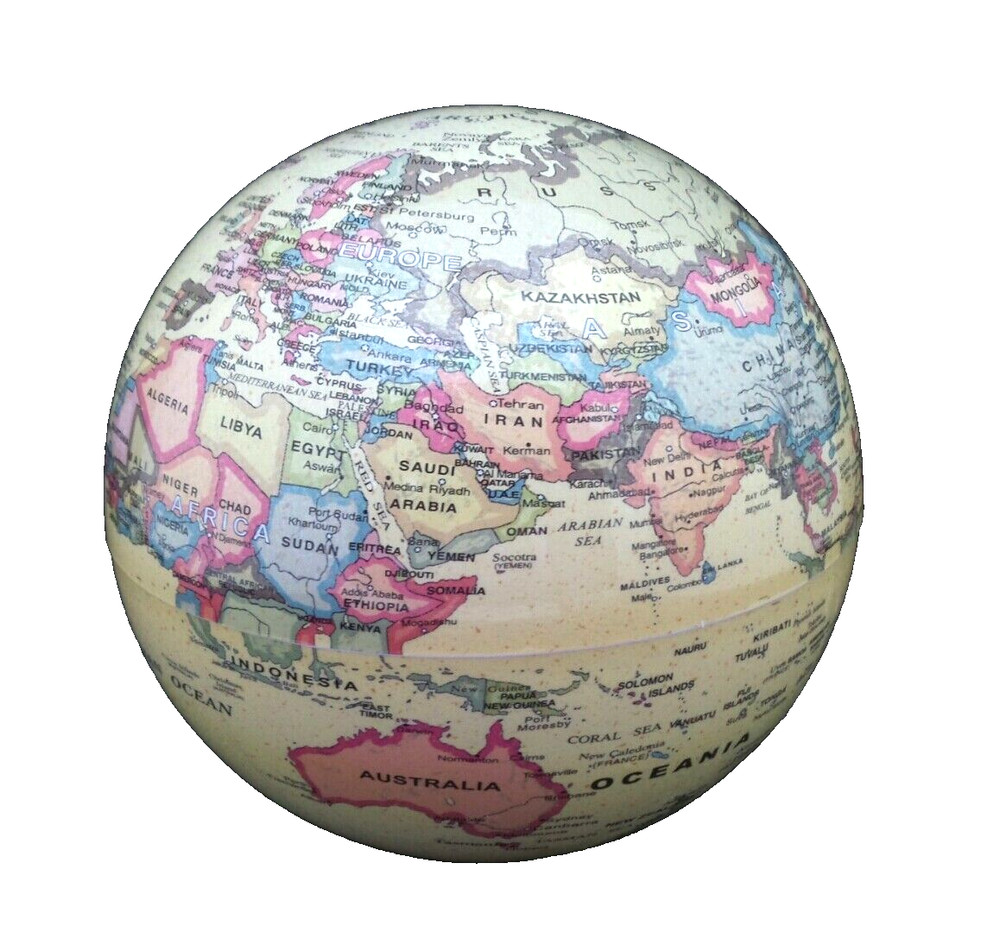 Magic Revolving Globe Rotating Spinning Earth Clockwise or Counterclockwise