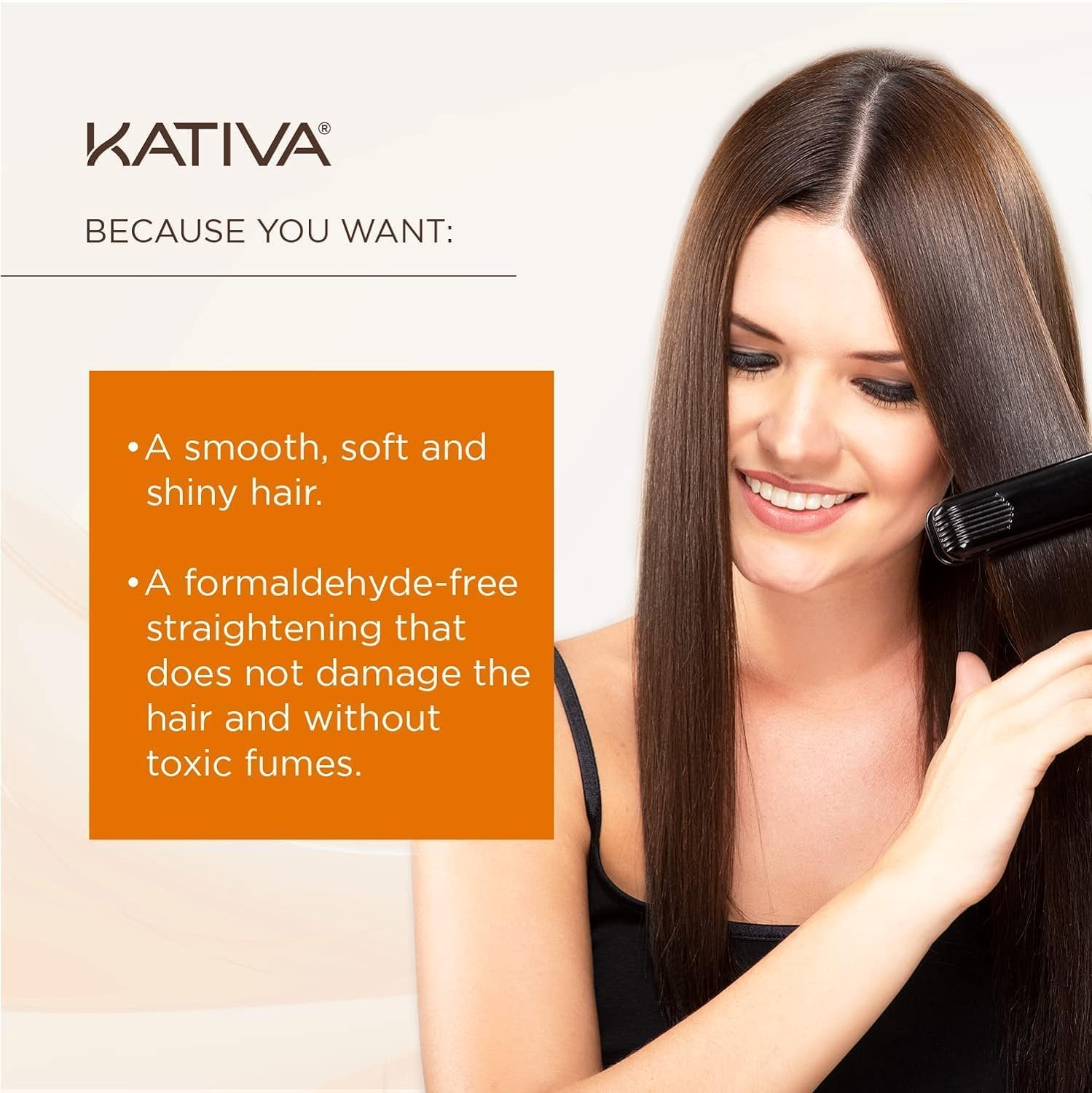 Kativa Brazilian Straightening Kit 12 Weeks of Home Use Professional Keratin