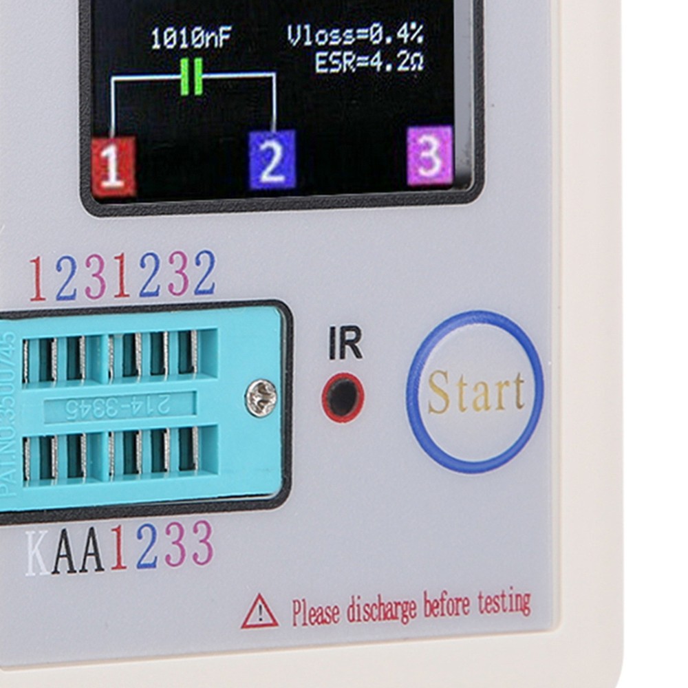 Multifunction Transistor Tester Portable Operation For Electronics Hobbyist Use