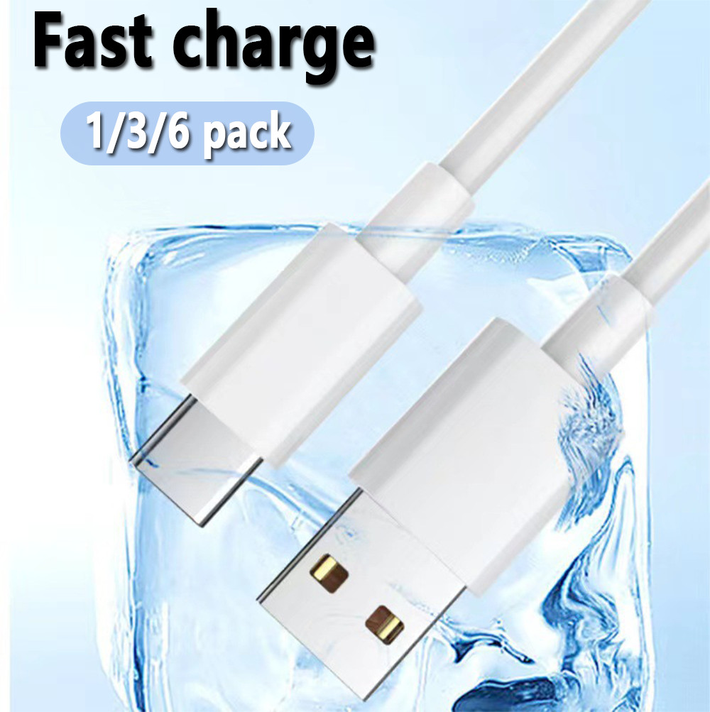 USB Type C Data Cable 5A Fast Charging USB-A to USB-C Charger Cord For Phone lot