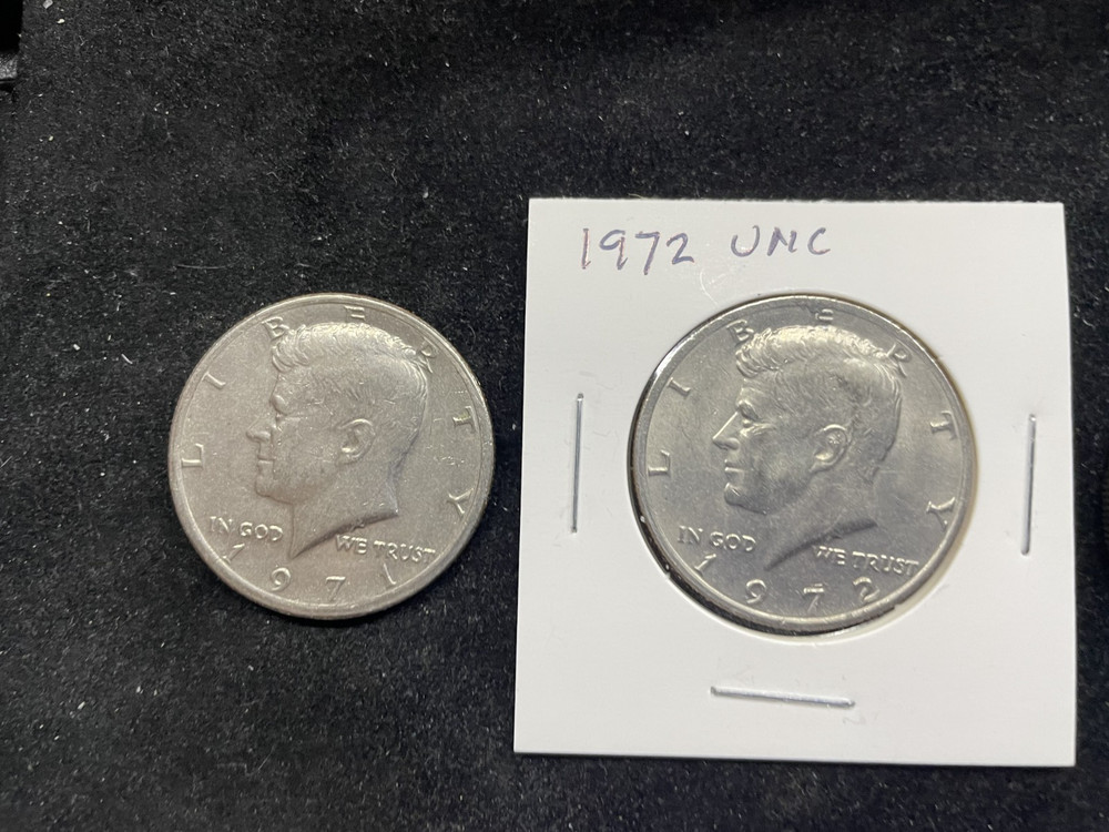 Kennedy half dollar lot / 11 different dates