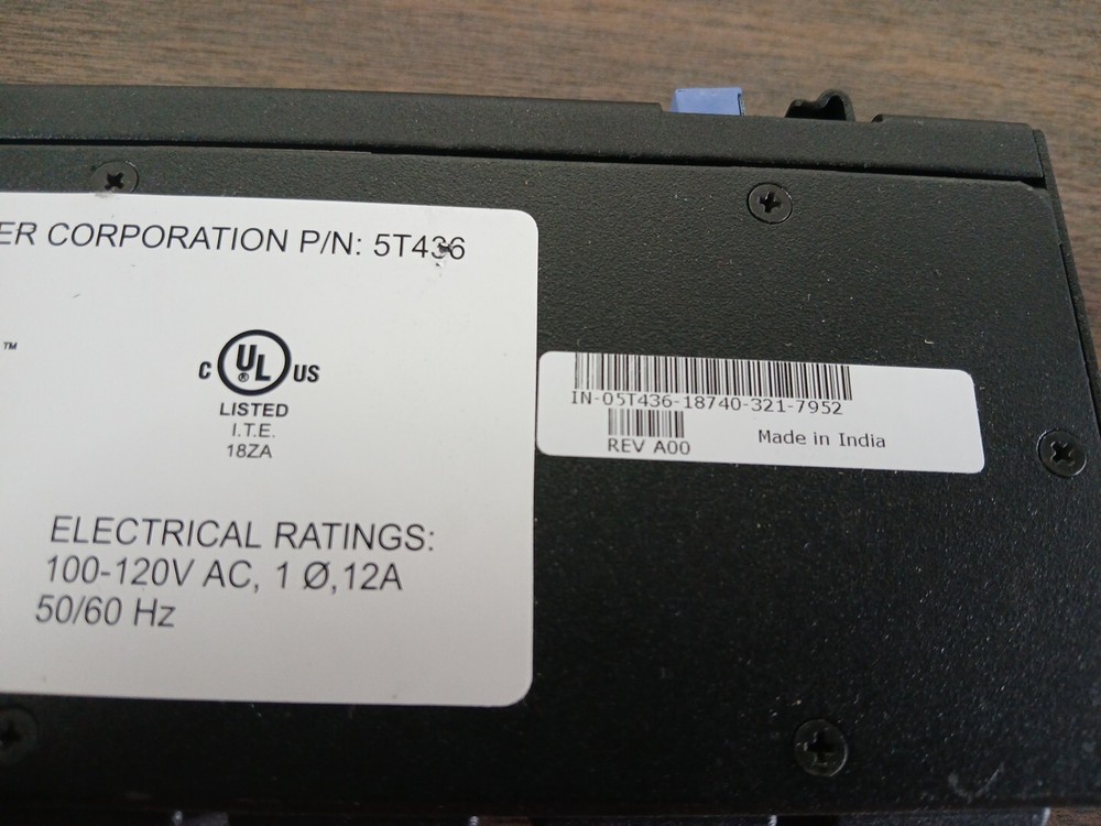Dell 6016 Basic Rack Power Distribution Unit PDU G761N