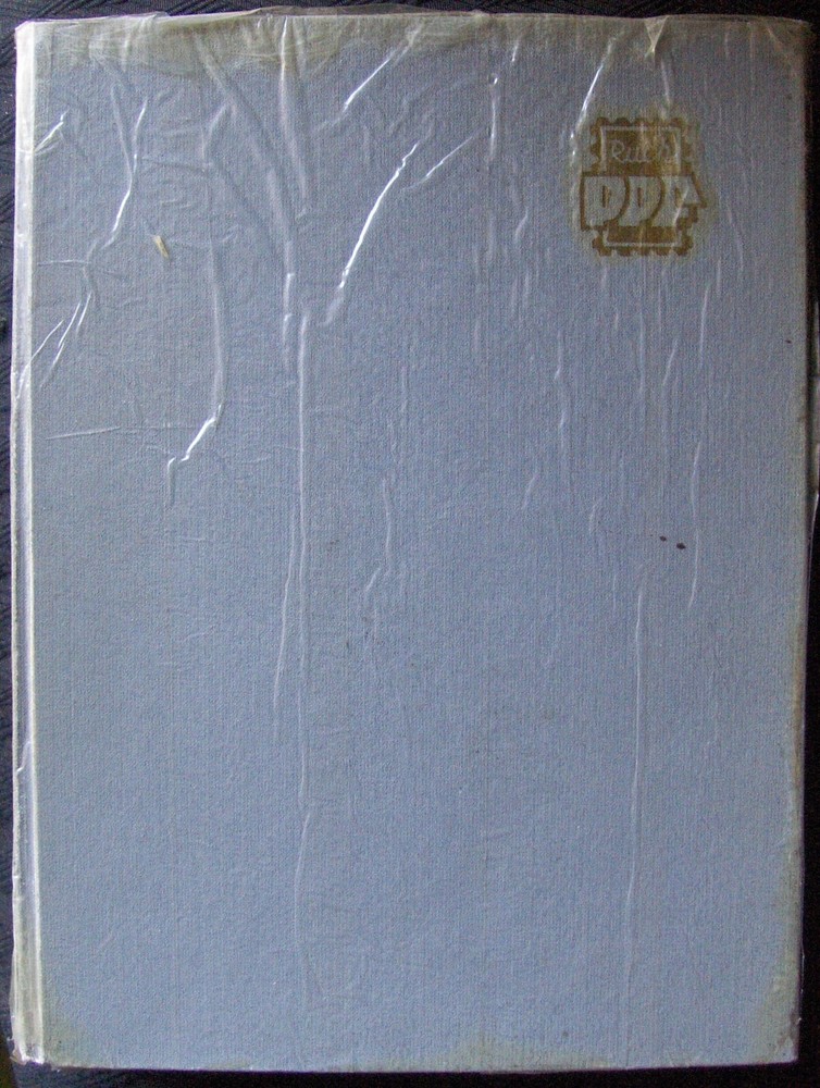 Empty RUCH ZFP Album for stamps 16 double sided pages, used condition.