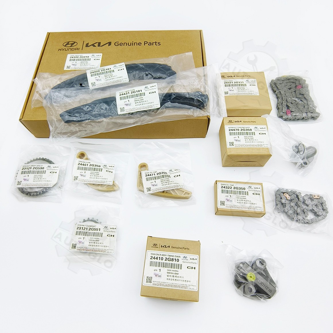 Timing Chain Kit For 2011-19 Kia Hyundai Tucson Sonata Santa Fe Sport 2.0L 2.4L