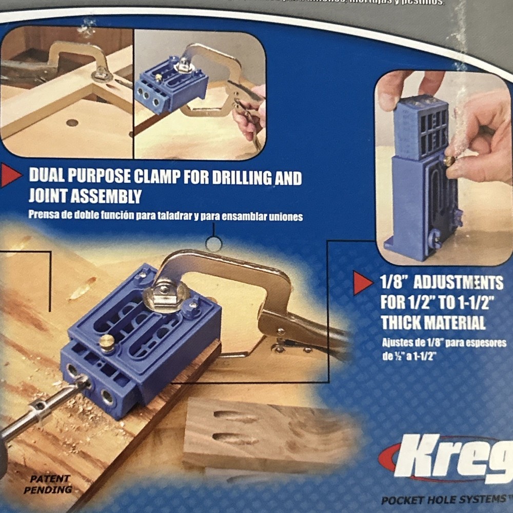 KREG k3 SP Pocket Hole Jig Tool Drill Guide