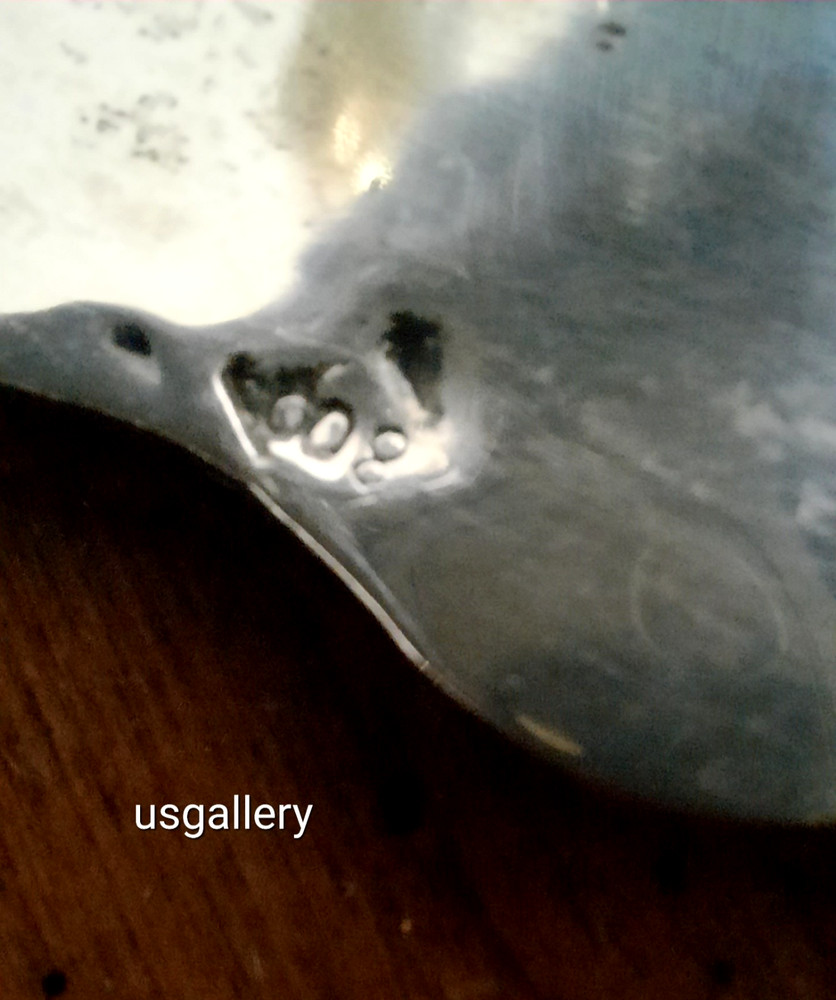 Vintage 161 g Solid .800 Silver Three Footed Serving Bowl / Dish