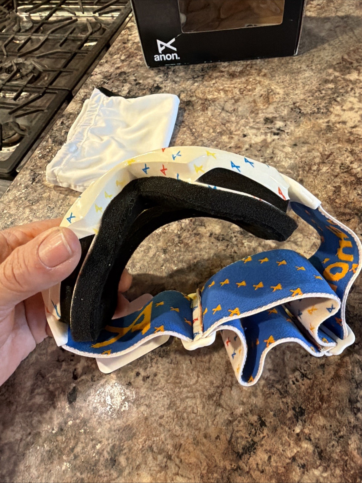 Anon Majestic Women's Ski Goggle White Hydro Multi Color DEAD STOCK NIB UglyBox