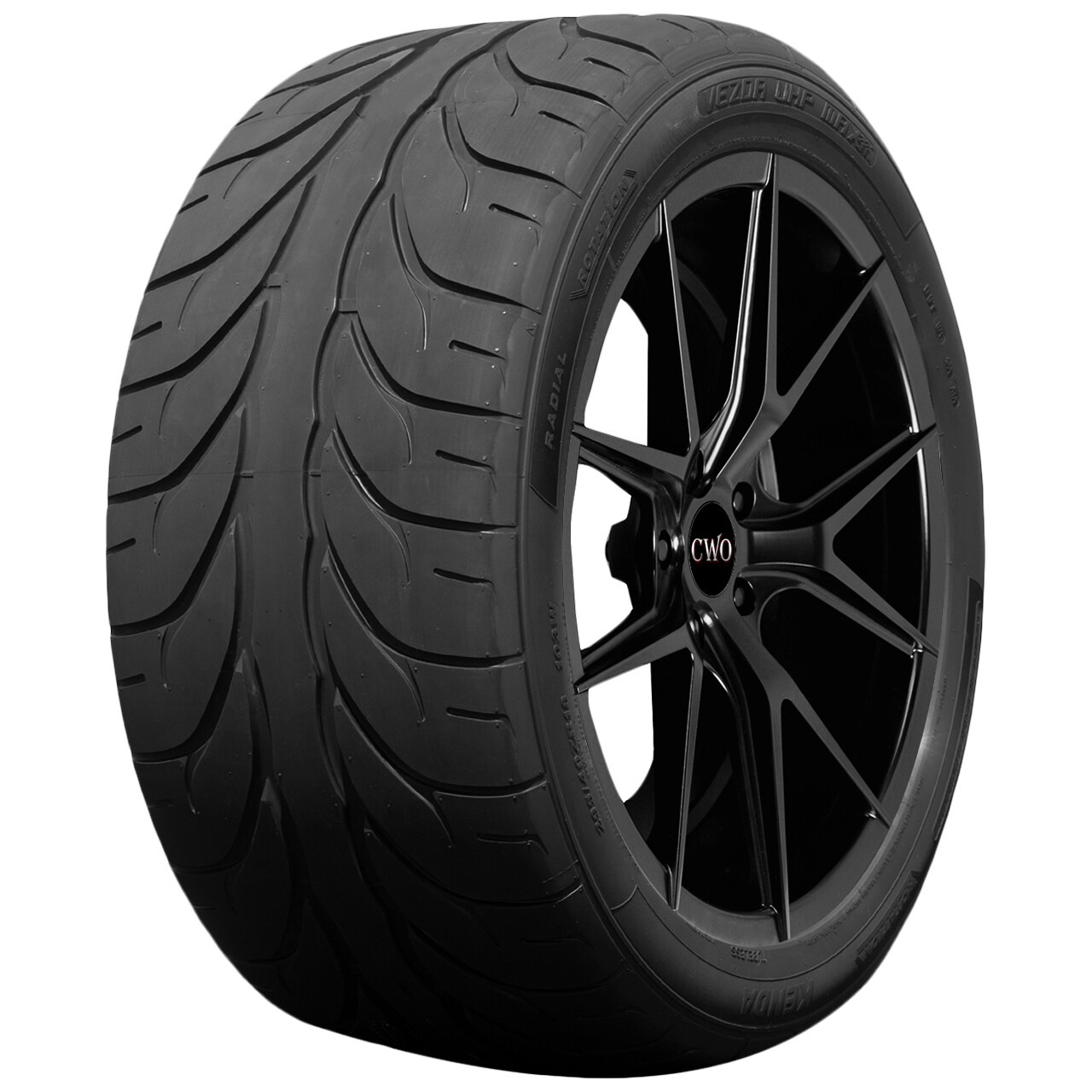 (QTY 2) 265/35ZR18 Kenda Vezda UHP KR20A 93W SL Black Wall Tires