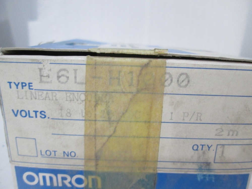 Omron, E6L-H1000, Linear Encoder, R,B,W,G, New