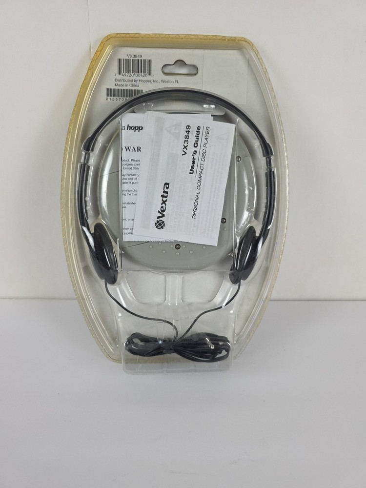 Vintage Vextra CD Player NEW/SEALED Programmable Memory Silver