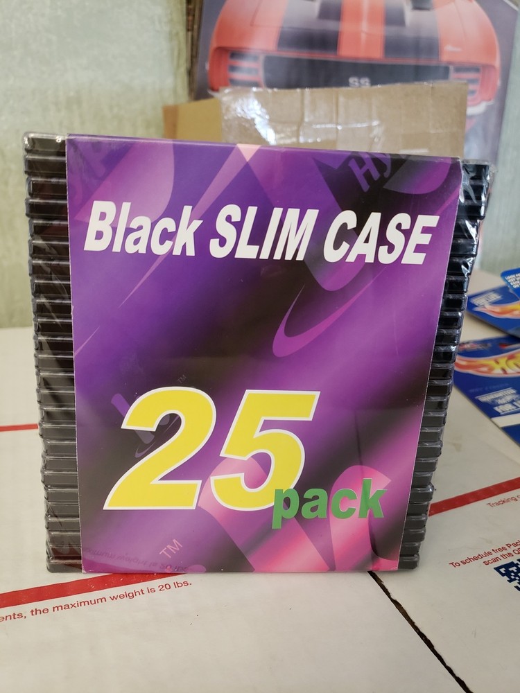KHYPERMEDIA Black Slim JewelCase 25 Pack