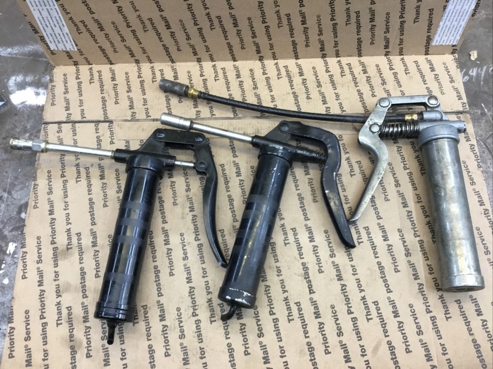 3 mini grease hand pump grease guns