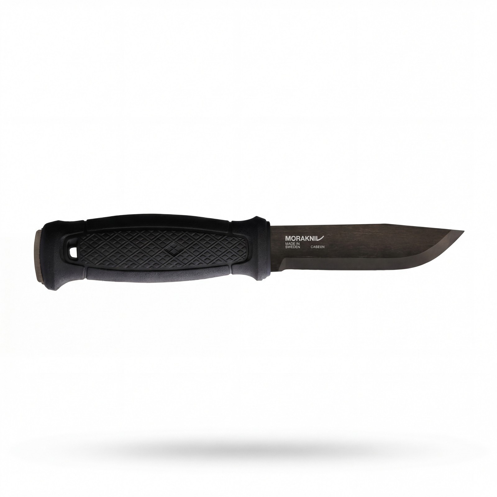 Morakniv Garberg Fixed Blade Knife 4.3 Inch Black Carbon Steel Full Tang Outd...