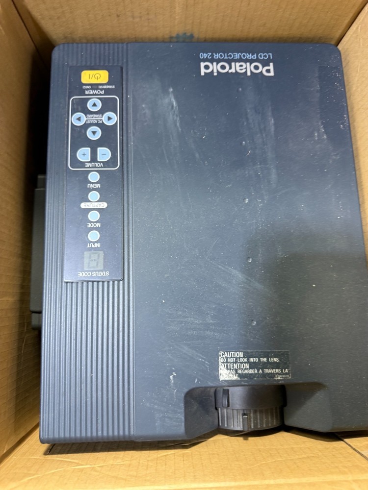 Polaroid 240 LCD Projector no remote or cables