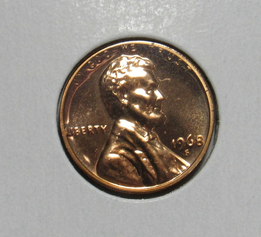 1968 S Proof Lincoln Memorial Cent