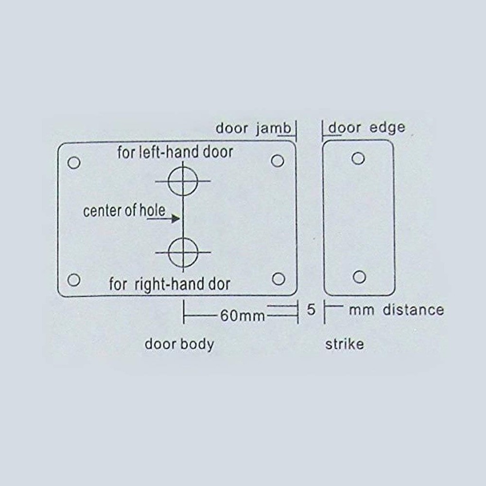 Upgrade Version] Electric Electronic Door Lock 6pcs Computerized Doted Keys DC 1