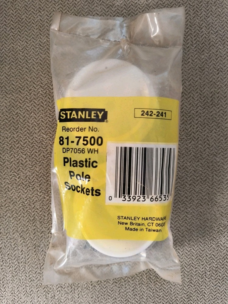 Stanley Plastic Pole Sockets #242-241
