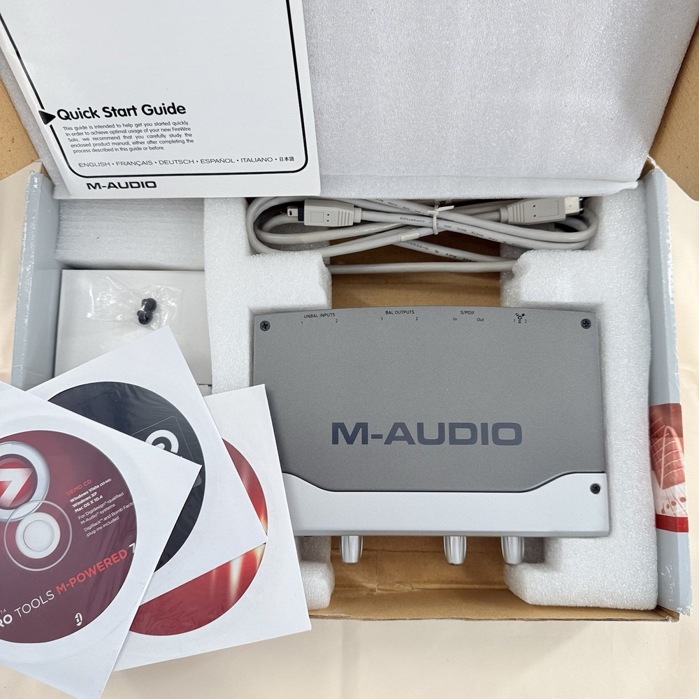 M-Audio FireWire Solo Mobile Digital Recording Audio Interface