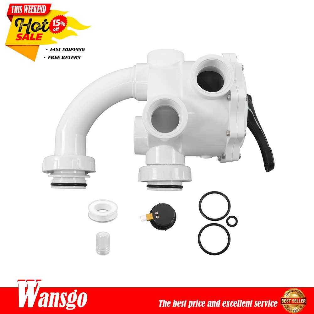 2-Inch Threaded Multiport Valve 261152 Replacement Pool and Spa D.E. Filter