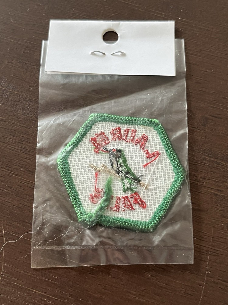 VINTAGE TRAIL TAGS "LAUREL FALLS" PATCH INORIGINAL PACKAGE